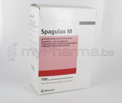 SPAGULAX MUCILAGO 700 G GRANULAAT  (geneesmiddel)