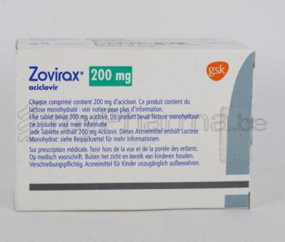 Zovirax iv prix