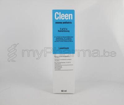 CLEEN ENEMA PEDIATRIC 66 ML OPL RECTAAL GEBRUIK (geneesmiddel)