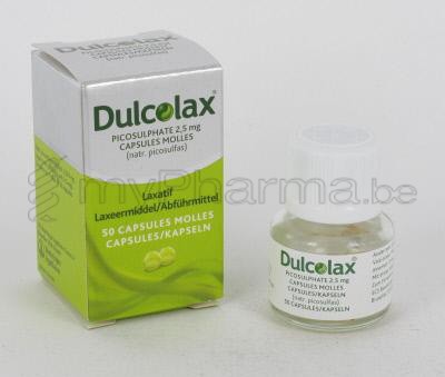 DULCOLAX PICOSULPHATE 2,5 MG 50 CAPS  (geneesmiddel)