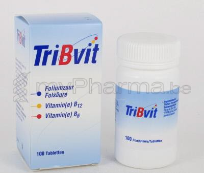 TEST 3990 Peer : Home > Zoek op actief bestanddeel - F - Foliumzuur (+ Vit + Vit B12) - TRIBVIT 100 TABL