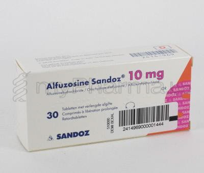 médicament prostate alfuzosine