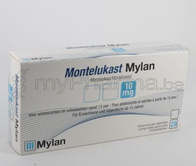 HOOFDSITE Apotheker 3990 Peer : MONTELUKAST MYLAN 10 MG 28 HOOFDSITE Apotheker 3990 Peer : MONTELUKAST MYLAN 10 MG 28