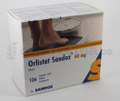 ORLISTAT SANDOZ 60 MG 126 CAPS                (geneesmiddel)